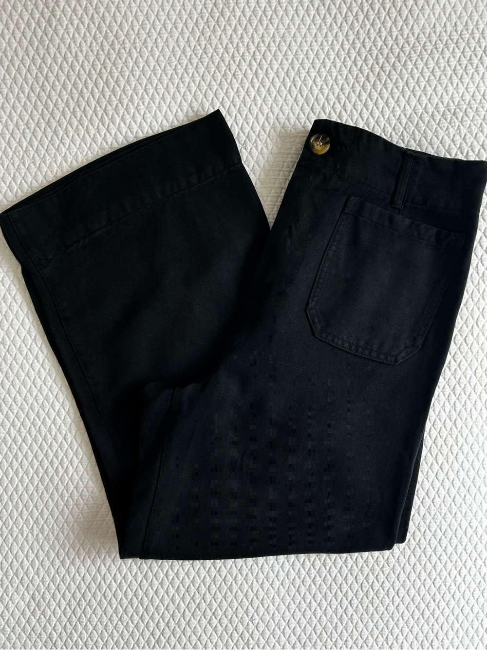 Velvet Heart Black Wide-Leg Ankle Pants